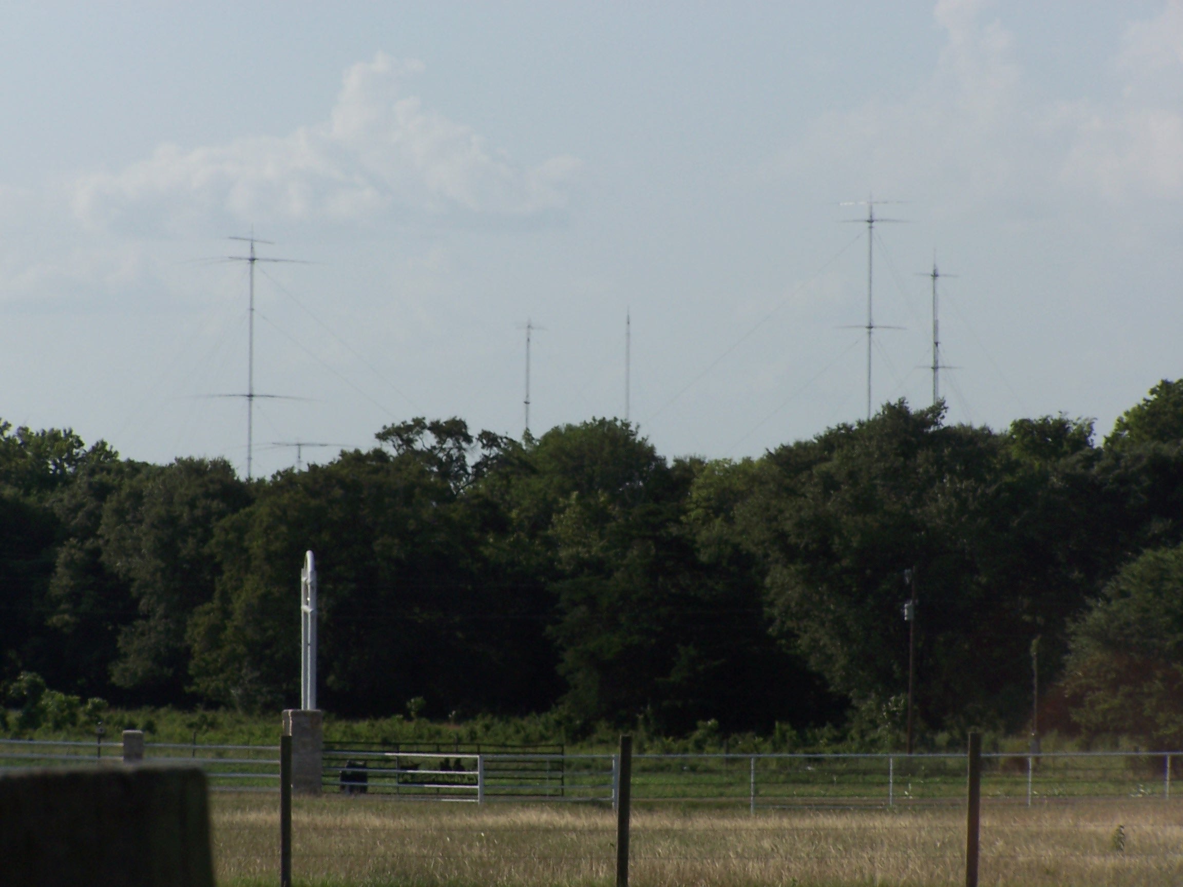 Photo Long shot of antenna farm taken from south