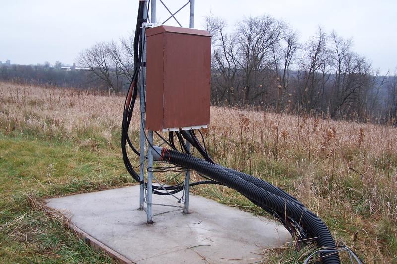 Another great telephone company relay box recycled for ham radio!