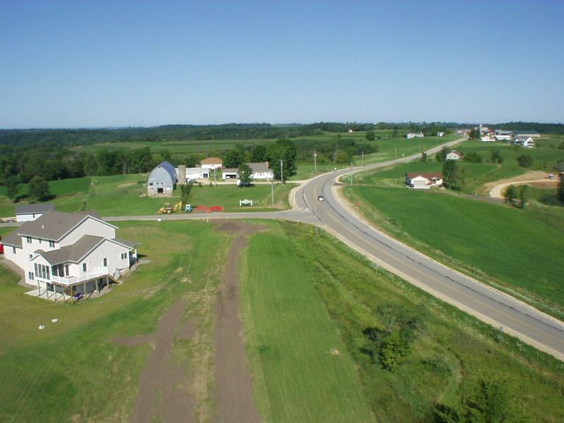 View from the tower, to the W