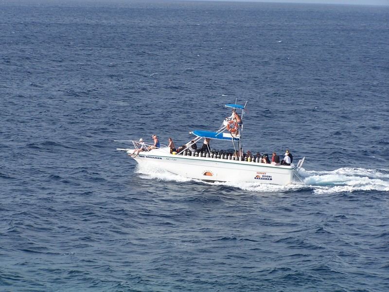 Divers heading out for another dive