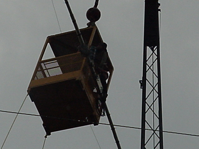 Up it goes.