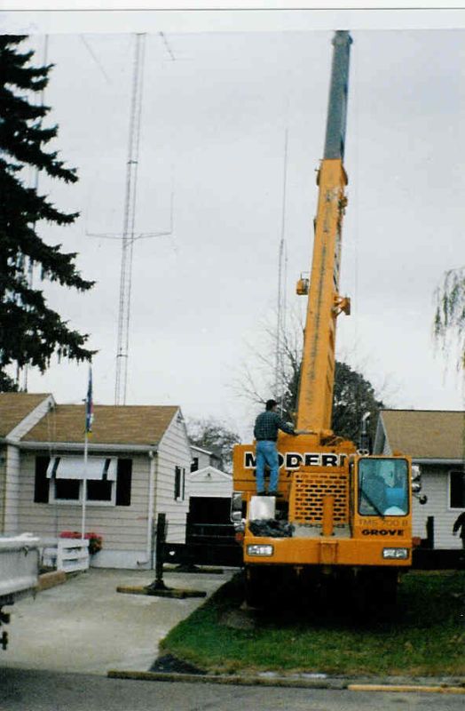 Crane arrives for installation of new Force12 Sigma-280S.