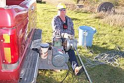 Jerome WA9HCZ running the WØAIH 220v Winch
