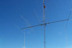 C4XL beam on the way up the tower.