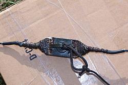 Close-up of the nicely made 160 dipole purchased from Chris NI4L at http://ni4l.com. This will be installed in an inverted vee c
