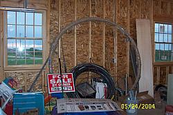 Big circle is the Polygon Guy Rod as it was shipped to me.  The smaller circles are 7/8" Heliax