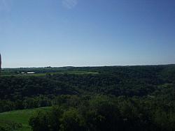 View from the tower to the SE