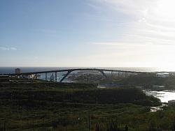View of bridge from Fort Nassau