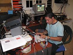 NP4Z running 40m at start of CQWW CW 2006