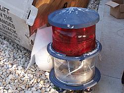 Beacon light for planned 340' 80M tower