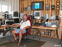 A photo taken by World famous author,
DXer and Contester John ON4UN, who
just happened to show up for my surprise 50th birthda