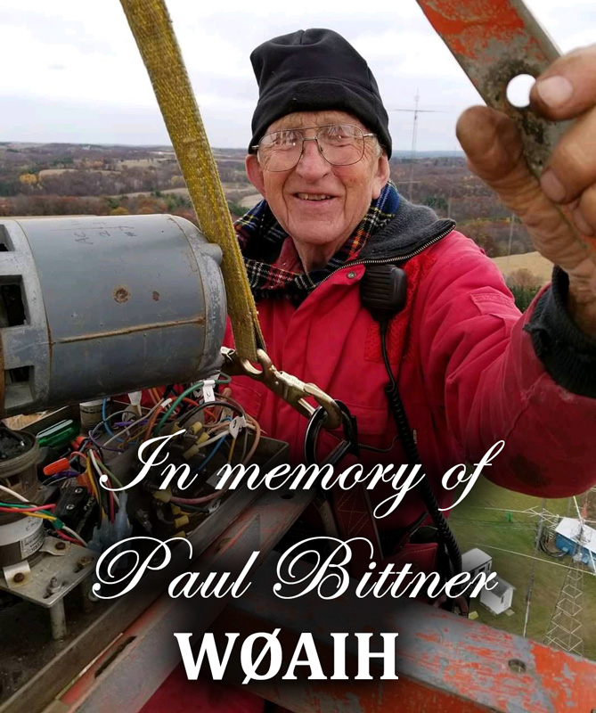 In memory of Paul Bittner WØ